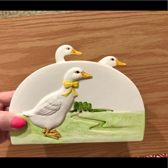 VINTAGE OTAGIRL Geese Napkin Holder - Picture 6 of 7